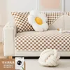 Stoelhoezen Moderne Nordic Sofa Cover Eenvoudige Plaid Couch Mat Anti-Kras Stofdicht Winter Handdoek Woonkamer decor