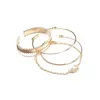 Gold Color Moon Crystal Bracelets for Women Boho Cuff Bracelet Bangle Jewelry Party Gifts
