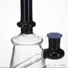 7.3 "Glass Vattenrör gratis skålfärg Bong Pyrex Bowl Perc Heady Pipe Wax Oil Rigs Bubbler Hookahs Bägare Filter Rökning 937