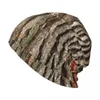 Baskar trä bark stickade hatt manliga mössor för kvinnliga män