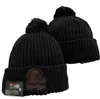 Мужские вязаные шапки с помпонами и помпонами Cleveland Beanies CHI Bobble Hats Спортивная вязаная шапка Полосатая боковая шерстяная теплая бейсбольная шапка для женщин a10