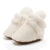 First Walkers Baby Socken Winter Boy Girl Booties Soft Coral Velvet Kleinkind Schuhe Anti-Rutsch Warm Born Infant Crib