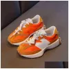 Athletic Outdoor Kid Designer Designer Sneakers Spring Summer Children Sport skórzane oddychanie buty koronkowe dla dzieci dziewczyny małe dhinm