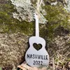 Party Supplies 2023 Guitar Pendant Metal Rope Decoration Gift Beads Crystal Ornament Lot