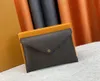 Women Designer Bag w torbie luksurys pochette kirigami portfele klasyczne kwiaty litery koperty Karta Karta Wysokiej jakości damskie torebki monety 3 torebki w 1 w 1 torby