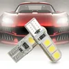 10 pièces T10 SMD 6led s LED voiture intérieur ampoules lumière Parking largeur lampes DC12V coque en silice W5W clignotant blanc/jaune