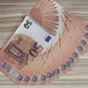 Prop Money 50 Us Banknote Realistic Wholesale Kids Play Euro Family Or Paper Game Copy Toy 100pcs/pack Pbikv