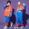 Scena noszona dzieci z długim rękawem piepty hiphopowe ubranie kpop dla dziewcząt Jazz Streetwear Boys Hip Hop Dance Performance Kostium