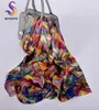 bysifa luxury Pure Silk Scarf Shawl Women Spring Autumn Long Scarves Ladies Brand 100 Neck Foulard 17552cm 2201068206502