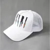 Modeontwerper honkbal cap luxe strandhoed multicolor letters borduurwerkpatroon heren cappello creatieve sport ademende trucker hoeden
