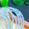 Bangle Natural Opal Bracelet Fortune Energy Gemstone Mineral String Woman Amulet Jewelry Healing Gift 1pcs 4.2MM