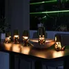 Italien Little Golden Man Night Light Harts LED Bord Lamp kaffe Bar sovrum Rum Dekor Cartoon Tänkare Lamp Barndag gåva