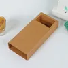 Boîtes de montre Boîte d'emballage en papier cadeau mat en carton rectangulaire Kraft