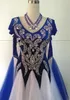 Stage Wear Women Standard Ballroom Dance Dress High Quality Custom Made Size Adult Waltz Tango Competition Dancing Dresses