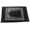 Tapis de prière islamique Tapis Portable Tapis tressé Portable Zipper Boussole Couvertures Tapis de poche de voyage Tapis de prière musulman Culte musulman FY4602 ss0404