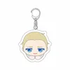 Keychains Keychains keychain 남자 그림자 집 키링 여성 펜던트 키 홀더 커플 커플 체인 가방 바지 파티 아크릴 샤베 이로 miri22를위한 귀여운 체인 가방