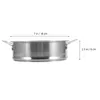 Double Boilers Stainless Steel Steamer Basket Insert Cooking Rack Dim Sum Bun Steaming Cookware For Cypress