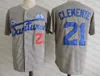 Roberto Clemente Cangrejeros de Santurce 야구 저지 Mens Stitched #21 Roberto Clemente 은퇴 유니폼