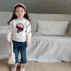 Spodnie dziecięce spodnie odzieży dziewczęta jesień i moda zimowa w stylu koreańskim dżins