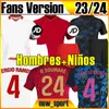 4xl 23 24 Sevillas FC Sergio Ramos＃4 Soccer Jerseys L.ocampos Rakitic 2023 2024