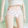 Underpants Sissy Strawberry Printing Briefs Cute Ruffle Panties Gay Man Penis Sheath Ball Pouch Underwear Sweet Lingerie