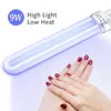 Sèche-ongles 4 pièces Tube lumineux UV Gel vernis pièces de rechange lampe 9W en forme de U 365nm ampoule sèche-ongles Ugh