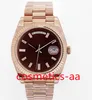 Lujo para hombre para mujer Relojes de diseño Oro rosa Diamante ETA 2836 Mecánico Movimiento automático Reloj Fecha Semana 904L Acero Impermeable Luminoso Zafiro Ventana Montre