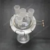 1000 ml 24/40 4-nowopasowy reaktor cylindrów 1 litr płaskiego dna kolba reakcyjna