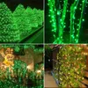 Strings Led Lichterkette Kupferdraht 20 Meter String Holiday Outdoor Lamp Solar Wasserdicht Für Weihnachtsbaum Hochzeitsfeier Dekoration