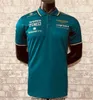 Enfants T-shirts pour hommes Aston Martin Jersey T-shirt AMF1 2023 T-shirt officiel Fernando Alonso pour hommes Formula 1 Racing Suit F1 Shirt MOTO Motorcyc Tees