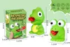 Groda som sticker ut tungnyckningens dekomprimering Toys Little Dinosaur Large Eye Frog Pinch Spring Back Toys For Stress Reduction Axiety Toys For Kids