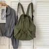 Sacos escolares cordão mochila moda feminina de alta capacidade estilo japonês estudante mochila casual leve náilon saco à prova dwaterproof água