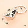 Keychains 1PC Men's Smooth Sailing Paper Boat Keychain Metal Alloy Key Chains Lucky Gift For Sailor Men Women Charms Pendant KeyRing