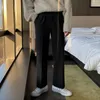 Herrdräkter PFHQ Trendy 2023 Vårtjockna ullbyxor Mäns kostym Pants Korean Loose Straight Tube Casual Wide Ben Stylish Elegant