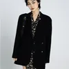 Frauen Anzüge Anzug Einfarbig Zweireiher Langarm Temperament Casual 2023 Koreanische High-class Lose Blazer Kleidung