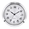 Horloges murales Mini Clock Insert Fit Up Durable Miniature White Face