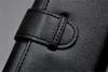 Luxury Black Leather Canet bolsa portátil solteiro e duplo caneta caneta portador caneta portador de alta qualidade suprimentos de papelaria capa como presente