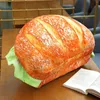 枕ハンバーガーのぬいぐるみの形状ソフト腰椎背中トーストパンソファホーム装飾ギフト