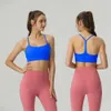 Tanques de Luu Tanques de designer camis Tampa esportiva de Yoga Sports para mulheres com almofada de peito Sexy Belt Belt Bellow Back Yoga Top Top em forma de Sling Vestido de ioga de Yoga Jogadores Running Running