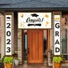 Party Decoration Graduation Season Banner Outdoor Sign Front Door Couplet The Porch Polyester Decorations