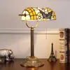 Table Lamps Pure Copper Tiffany Banker Lamp European Garden Study Reading