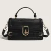 Evening Bags SUNNY BEACH Black Box Women Shoulder Bag Buckle Strap Belt Crossbody Female PU Leather Handbag