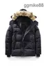 Canda Goose Men Mens Winter Coats Jackor Fourrure Down Parka Goosee Jacket Homme Jassen Outerwear Wolf Fur Hooded Manteau Wyndham Jacket Coat Hiver S556