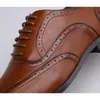 Geklede schoenen Formeel Leer Voor Heren Heren Zakelijk Casual 38-48 Etentje Puntige Mode Brogue