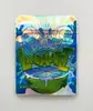 Groothandel mylar bags 3.5g blue limealatti ube mochi kompot stazakken met ritssluiting