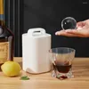 Stampi da forno 2023 Silicone trasparente Ice Ball Maker Box Round Cube Mold 3D Grandi utensili da cucina Whisky Sphere G4Q4