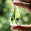 Ljuskrona kristall 63mm transparent päronform fasetterat prisma glashänge lysande sol catcher dangle lampdelar hängande dekor