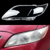 Front Car Protective Headlight Glass Lens Cover Shade Shell Auto Transparent Light Housing Lamp för Toyota Camry 2007 2009 2009 2009