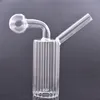 10 pçs borbulhador de vidro fumar tubulação de água narguilé filtro queimador de óleo bong portátil erva seca tabaco queimador de óleo tubos ashcatcher