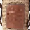 Модная ручная коробка рафия цилиндр соломенная сумка для одиночного плеча с поперечины тканые сумки женская летняя универсальная